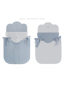 Saco 3 Usos Uzturre 12 Dots Azul