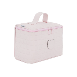 Bolso Vanity Cambras Gofre Rosa