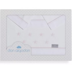 Triptico Coche 100% Alg. Enzo Bco/Rosa