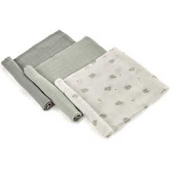 MUSELINA BAMBOO 3UND 35X35 BOTANIC