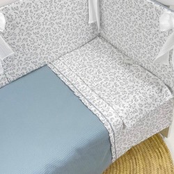 CONJUNTO CUNA 095-007 CELESTE