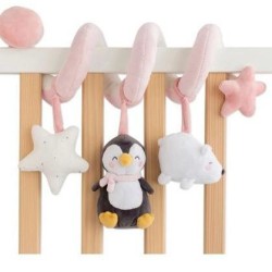 ESPIRAL CON SONAJEROS POLARIS ROSA