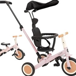 TRICICLO MULTIFUNCION GYRO ROSA