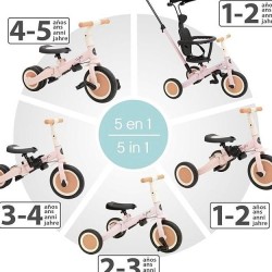 TRICICLO MULTIFUNCION GYRO ROSA