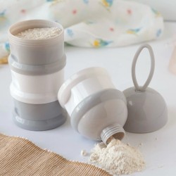 DISPENSADOR LECHE EN POLVO BEIG Y GRIS